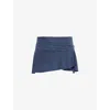 Peachy Den Kylie Skort In Denim Blue