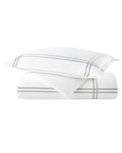 Peacock Alley 300 Thread Count Duo Euro Sham In Green