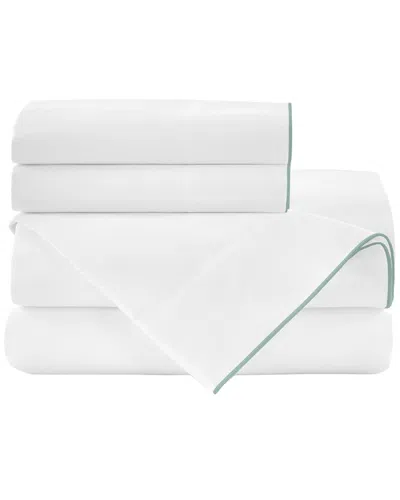 Peacock Alley 420 Thread Count Melody Queen Flat Sheet In White