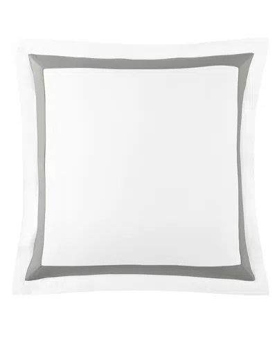 Peacock Alley 420 Thread Count Soprano Trim Euro Sham In White