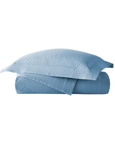 Peacock Alley Alyssa Coverlet In Blue