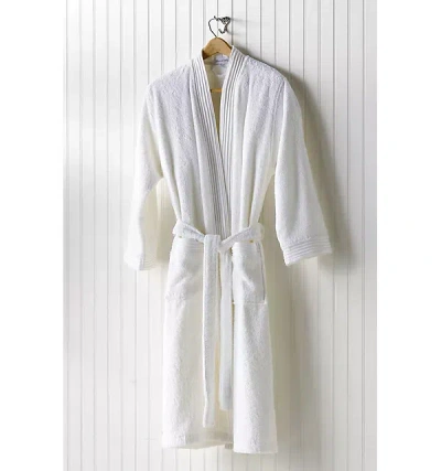 Peacock Alley Bamboo Bath Robe In White