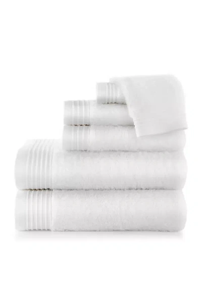 Peacock Alley Bamboo Bath Towel Collection In White