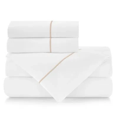 Peacock Alley Boutique 200 100% Cotton Sheet Set In Linen
