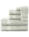 Peacock Alley Diamond 6pc Towel Set In Green