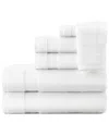 Peacock Alley Diamond 6pc Towel Set In White