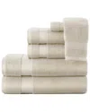 Peacock Alley Diamond 6pc Towel Set In White