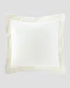 Peacock Alley European Angelica Pique Sham In Pearl