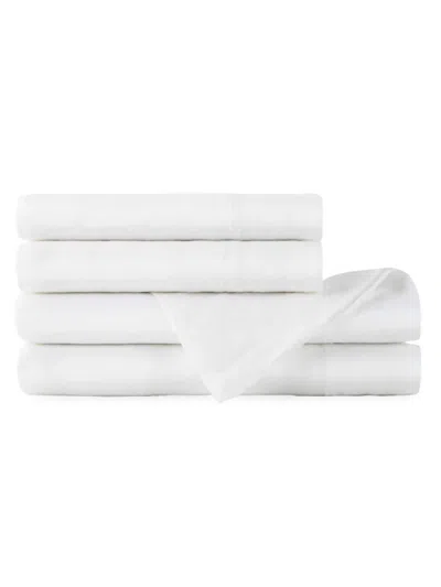 Peacock Alley European Washed Linen Sheet Collection In White