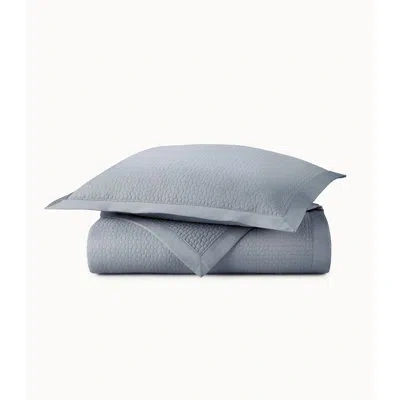 Peacock Alley Hamilton Quilted Coverlet In Blue