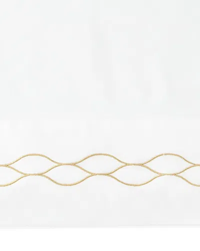 Peacock Alley Honeycomb Queen Sheet Set In Gold