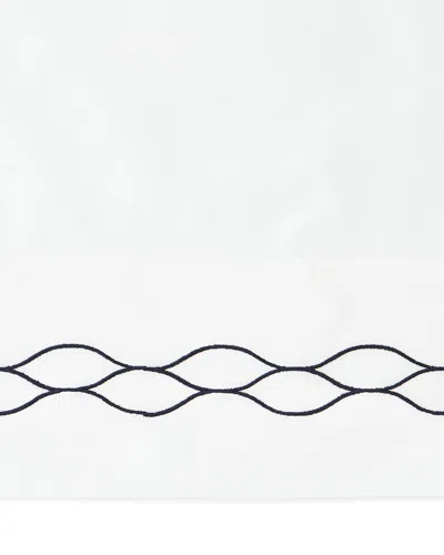 Peacock Alley Honeycomb Standard Pillowcase Pair In Navy