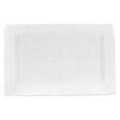 Peacock Alley Jubilee Rectangle 100% Cotton Bath Rug In White