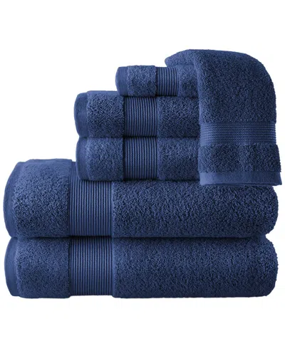 Peacock Alley Liam Bath Towel In Blue