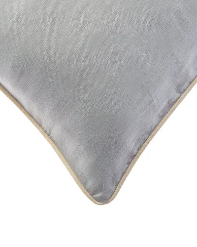 Peacock Alley Mandalay Square Pillow In Gray