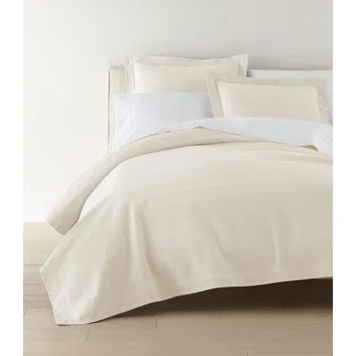 Peacock Alley Montauk 100% Cotton Coverlet In Pearl