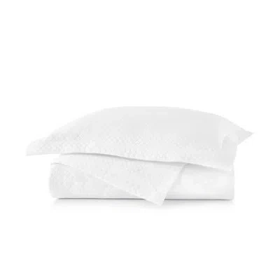 Peacock Alley Oxford Cotton Blend Coverlet In Ivory