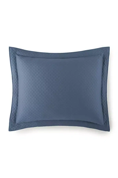 Peacock Alley Oxford Matelasse Sham In Blue