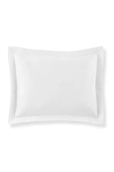 Peacock Alley Oxford Matelasse Sham In White