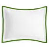 Peacock Alley Pique Tailored Standard Sham In Green