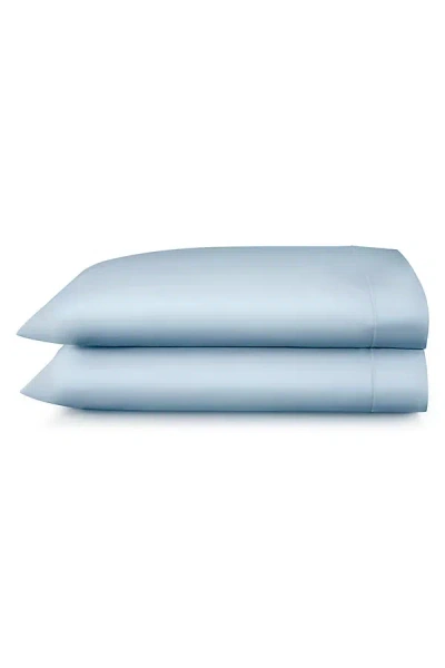 Peacock Alley Soprano Sateen Pillow Cases In Blue