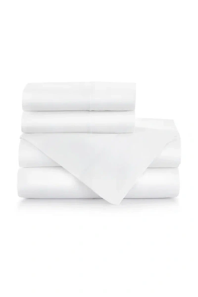 Peacock Alley Soprano Sateen Sheet Set In White