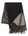 Peacock Alley Tumbleweed Throw In Gray