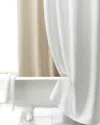 Peacock Alley Vivian Shower Curtain In Linen