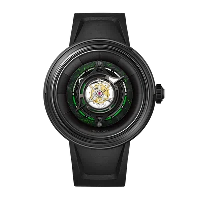 Pre-owned Peacocks Peacock Black Hole Tourbillon Black