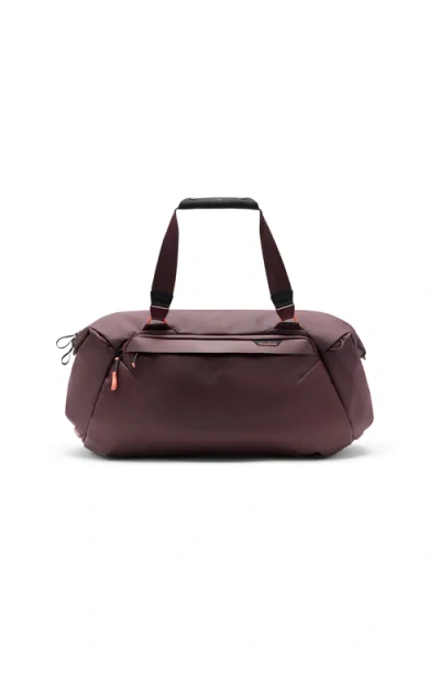 Peak Design Travel Duffel In Burgundy