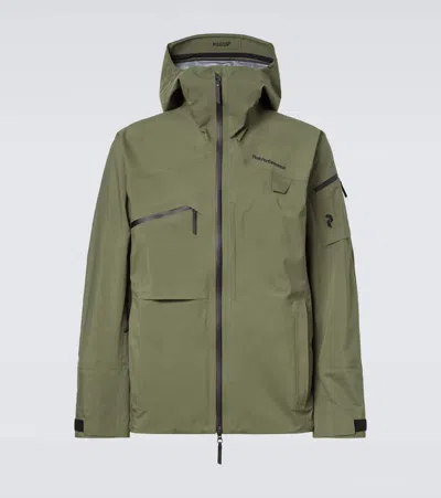 Peak Performance Alpine Ski Jacket In Green