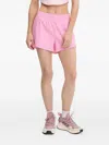 Peak Performance Elastic-waistband Side-split Shorts In Pink