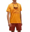 Peak Performance Explore Logo Tee In Desert Blow In Multi