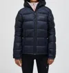 Peak Performance Frost Down Jacket In Black In Blue