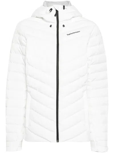 Peak Performance Frost Quilted Ski Jacket In White
