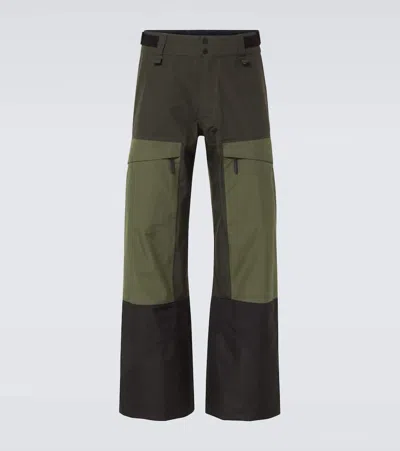 Peak Performance Gravity Gore-tex Ski Pants In Olive/black