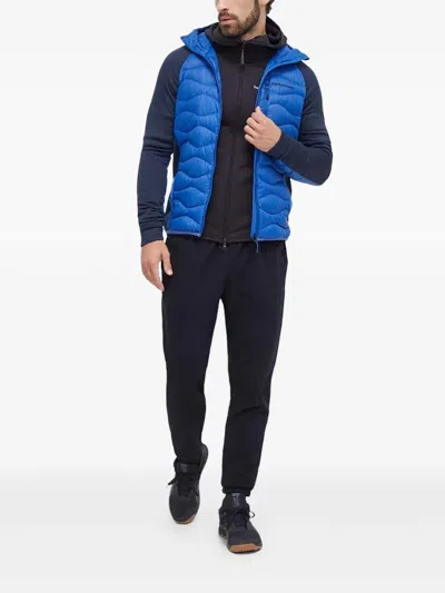 Peak Performance Helium Down Hooded Jacket In Blue
