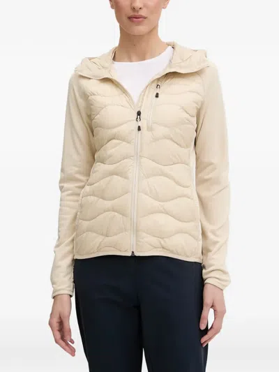 Peak Performance Helium Quilted Hooded Jacket In Metallic