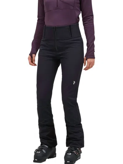 Peak Performance High Waist Stretch Pants In Black