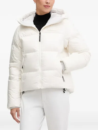 Peak Performance Hooded Padded Ski Jacket In White