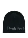 Peak Performance Logo-embroidered Beanie Hat In Black