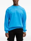 Peak Performance Logo-embroidered Sweatshirt In Blue