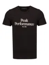 Peak Performance Logo-print T-shirt In Black