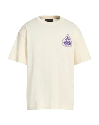 Peak Performance Man T-shirt Cream Size M Cotton In Red