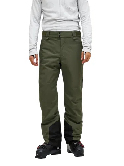 Peak Performance Maroon Pants In Pine Needle In Green