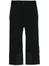 Peak Performance Maroon Ski Bottoms In Black