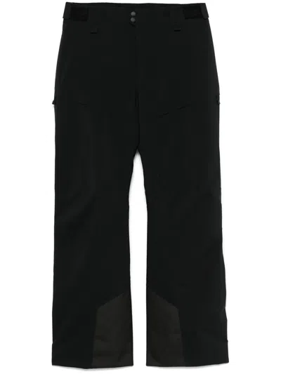 Peak Performance Maroon Ski Bottoms In Black