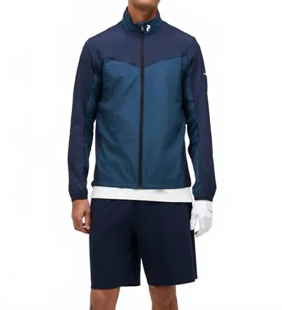 Peak Performance Meadow Wind Jacket In Blue Steel/salute