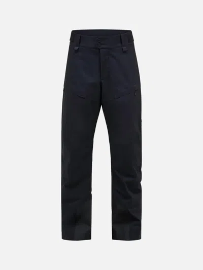 Peak Performance Men's Maroon Pants In Black In Blue