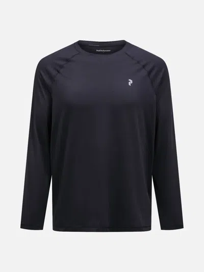 Peak Performance Men's Spirit Crewneck Top In Black In Blue